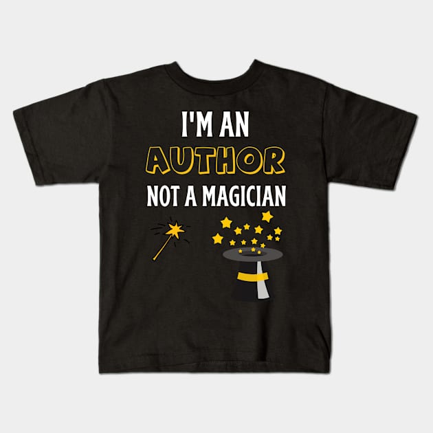 Author Kids T-Shirt by Mdath